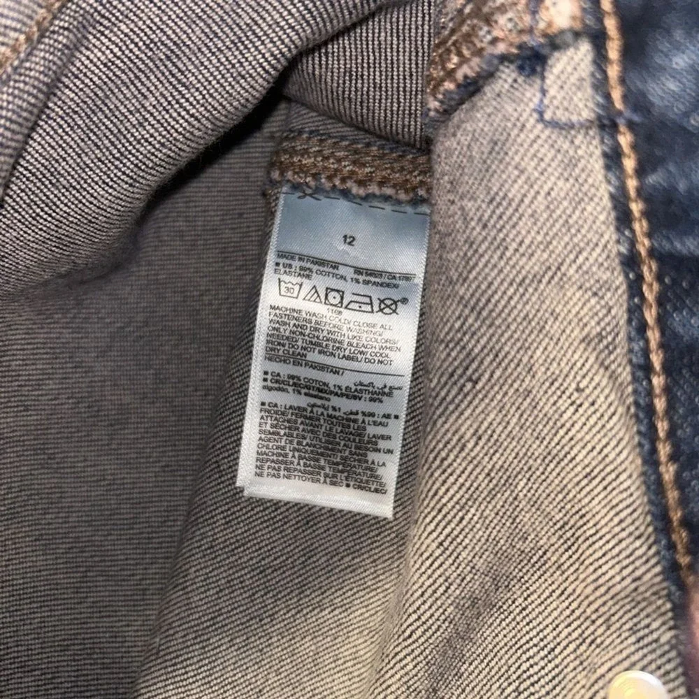 Old Navy OG Y2K Straight High‎ Rise Carpenter Jeans Dark Wash Baggy Utility